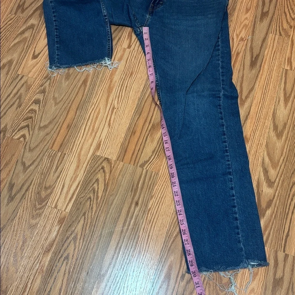 Levi's  505 Dark Blue Straight Leg Jeans, 34
